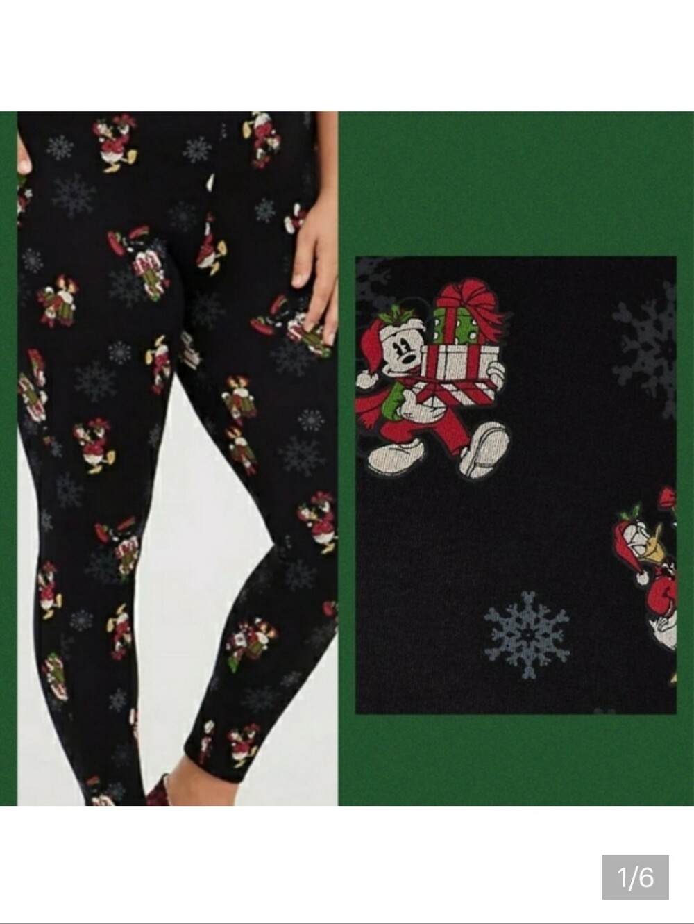 🆕🎄DISNEY MICKEY & FRIENDS HOLIDAY LEGGINGS🎄